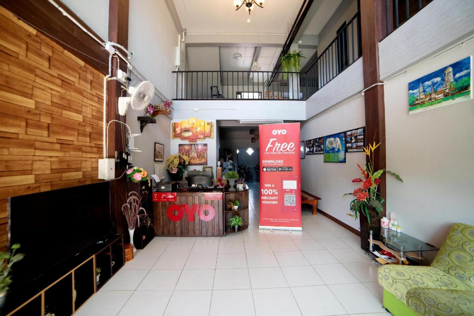 OYO 465 Krung Kao Traveller Lodge Phra Nakhon Si Ayutthaya Exterior foto